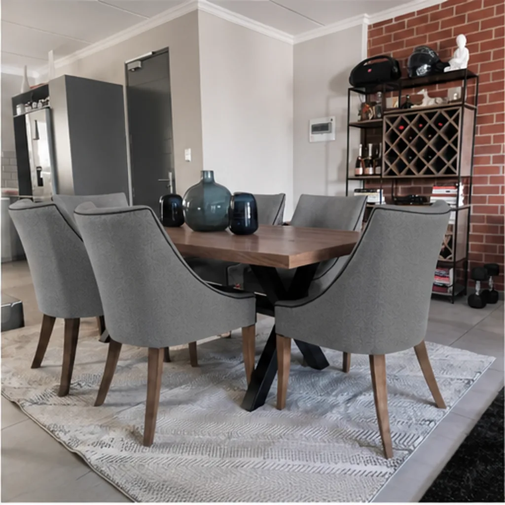 Nasir 6 Seater Dining Room Set