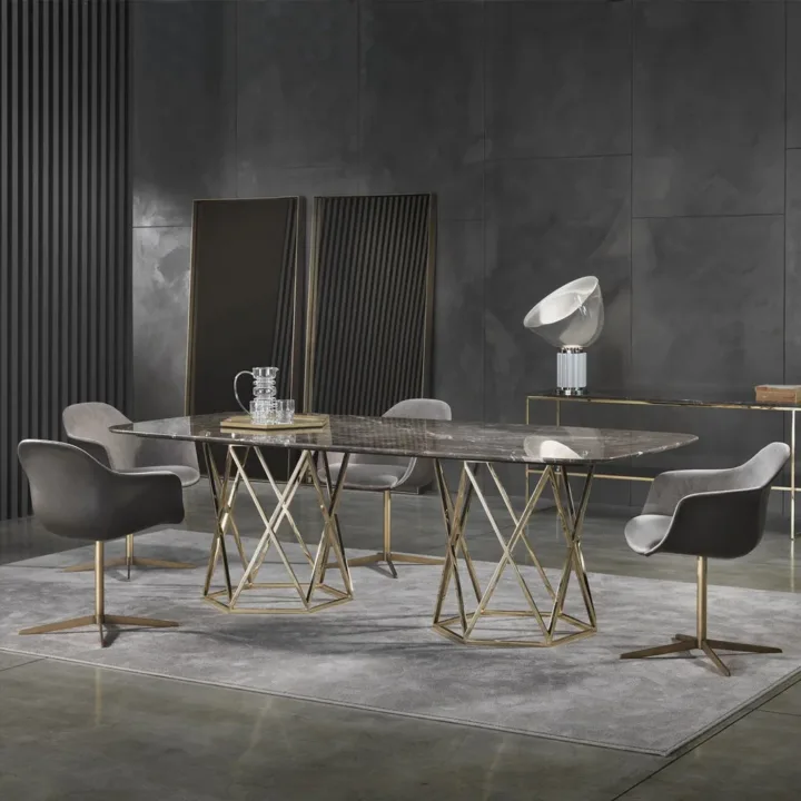Swan Marble Dining Table