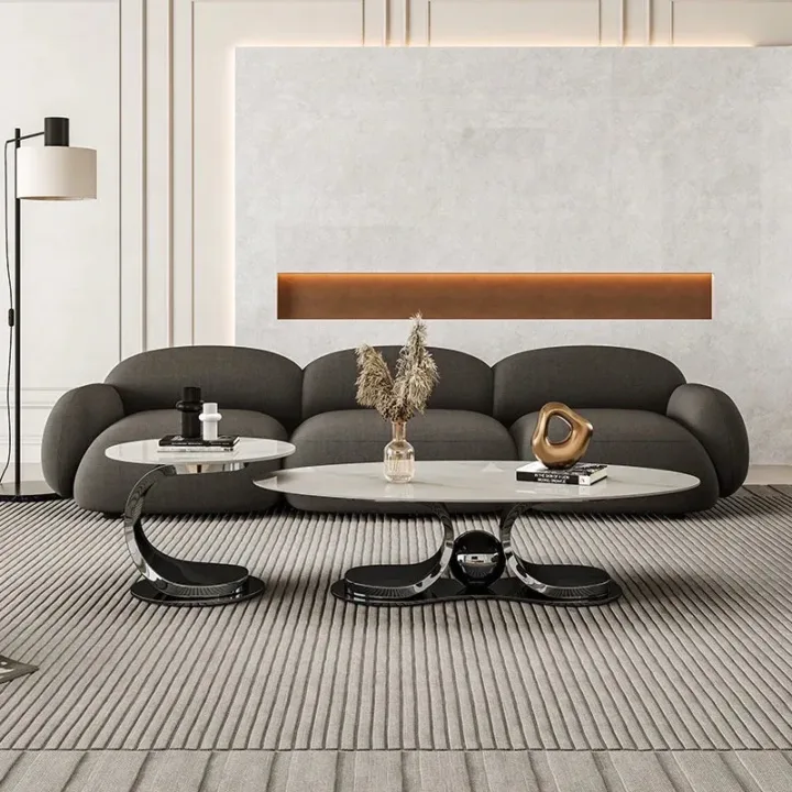 Varenna Marble Coffee Table Set – 2 Piece