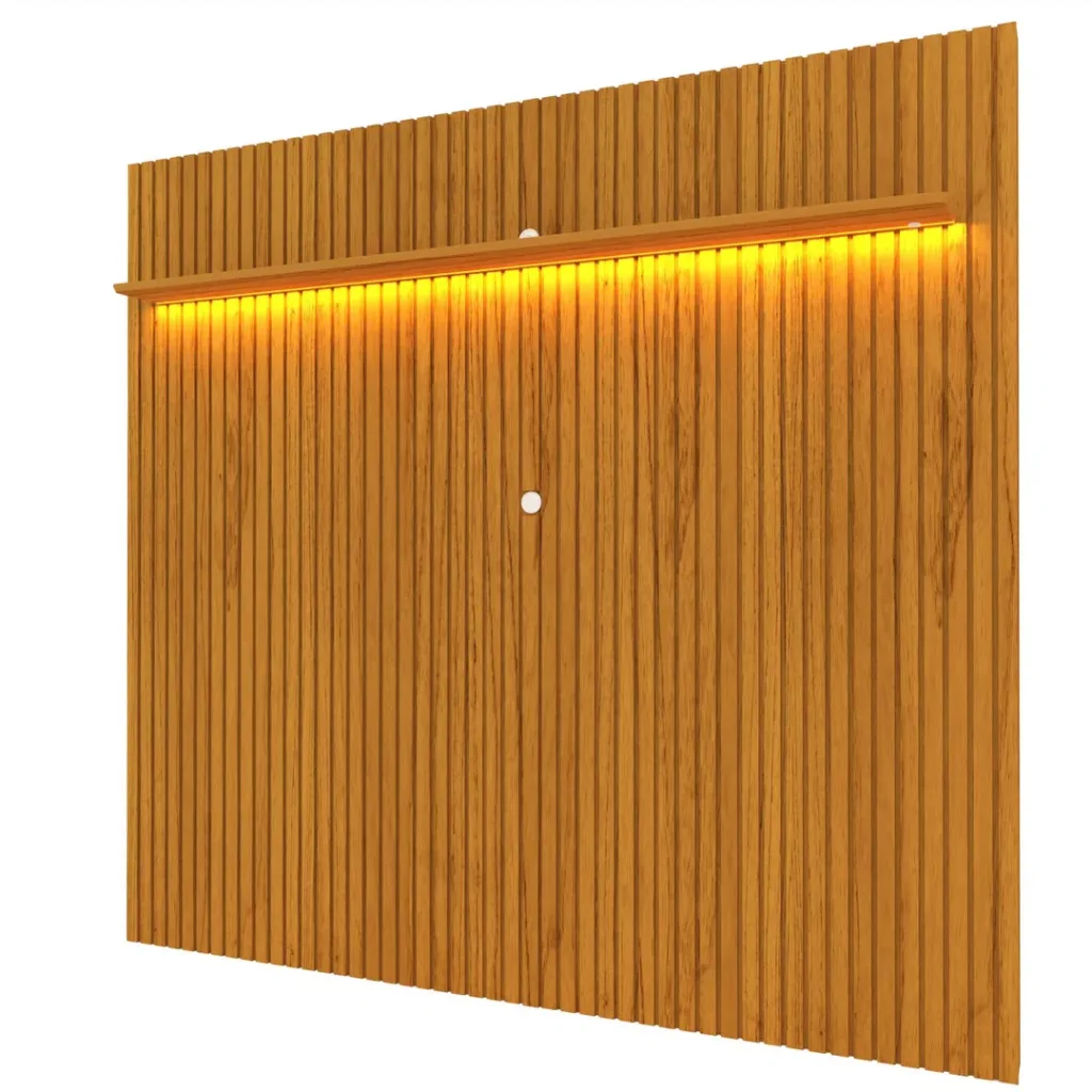 Nobre Premium Modern Full-Wall Slatted Plasma Stand
