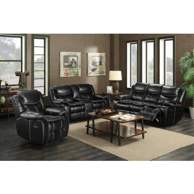 Perfect Dealz Luxury Recline Leather Sofa Trio