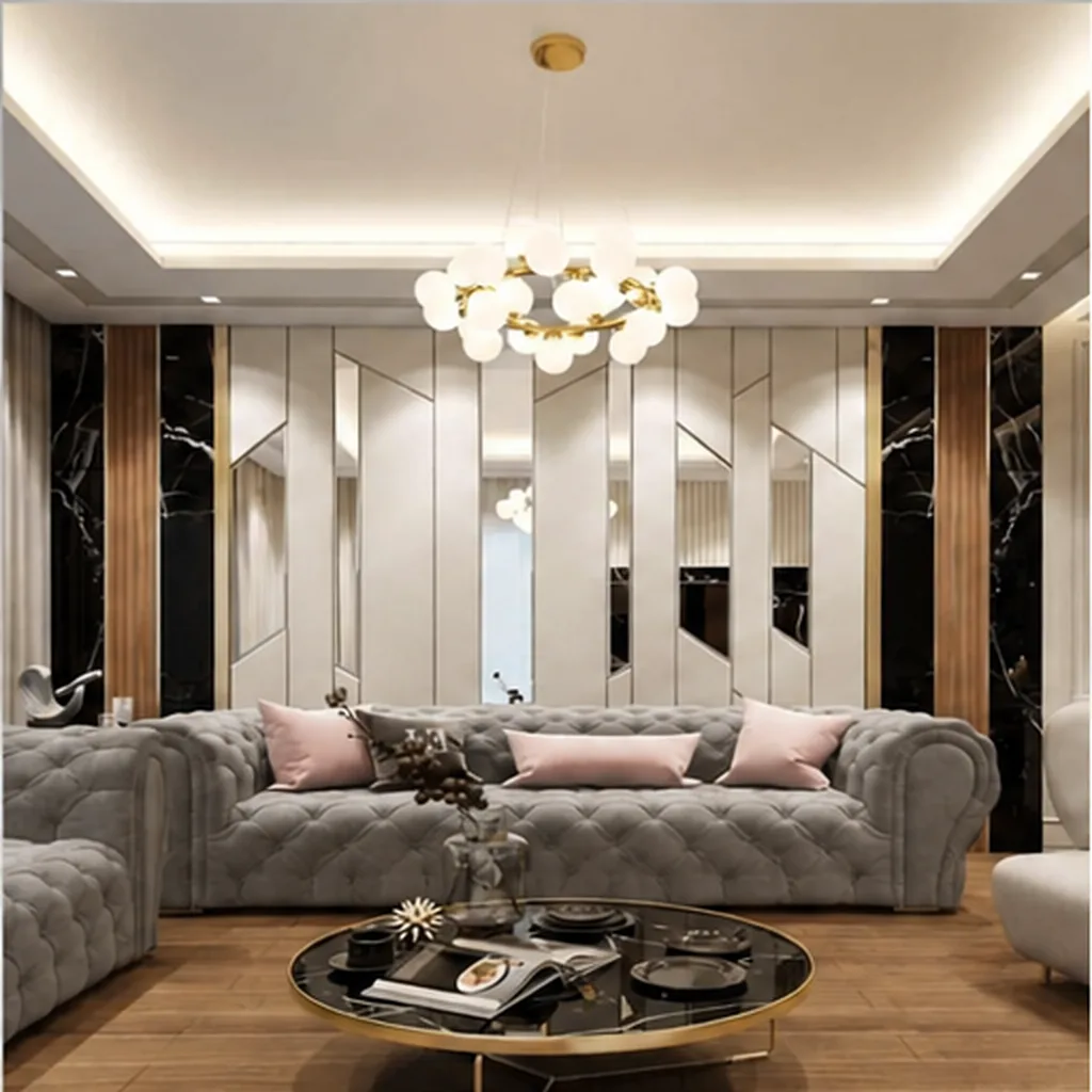 SAVERIO MODERN PANEL – 3 Seater, 2 Seater Sofa