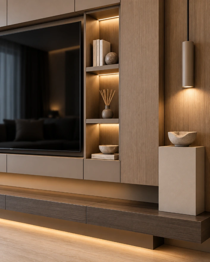 Aurelia Grand TV Wall Console & Entertainment Unit