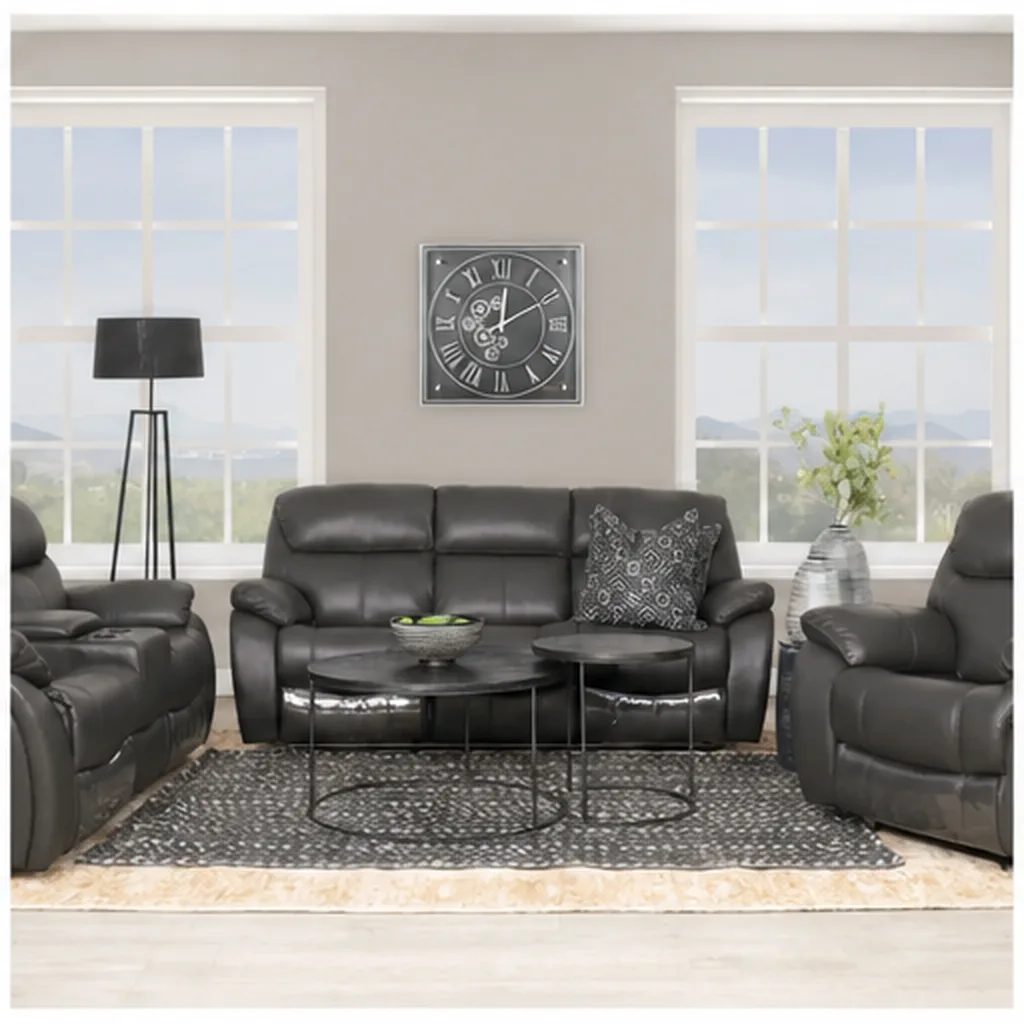 Cairo 3+2+1 Leather Recliner Home Theatre Suite