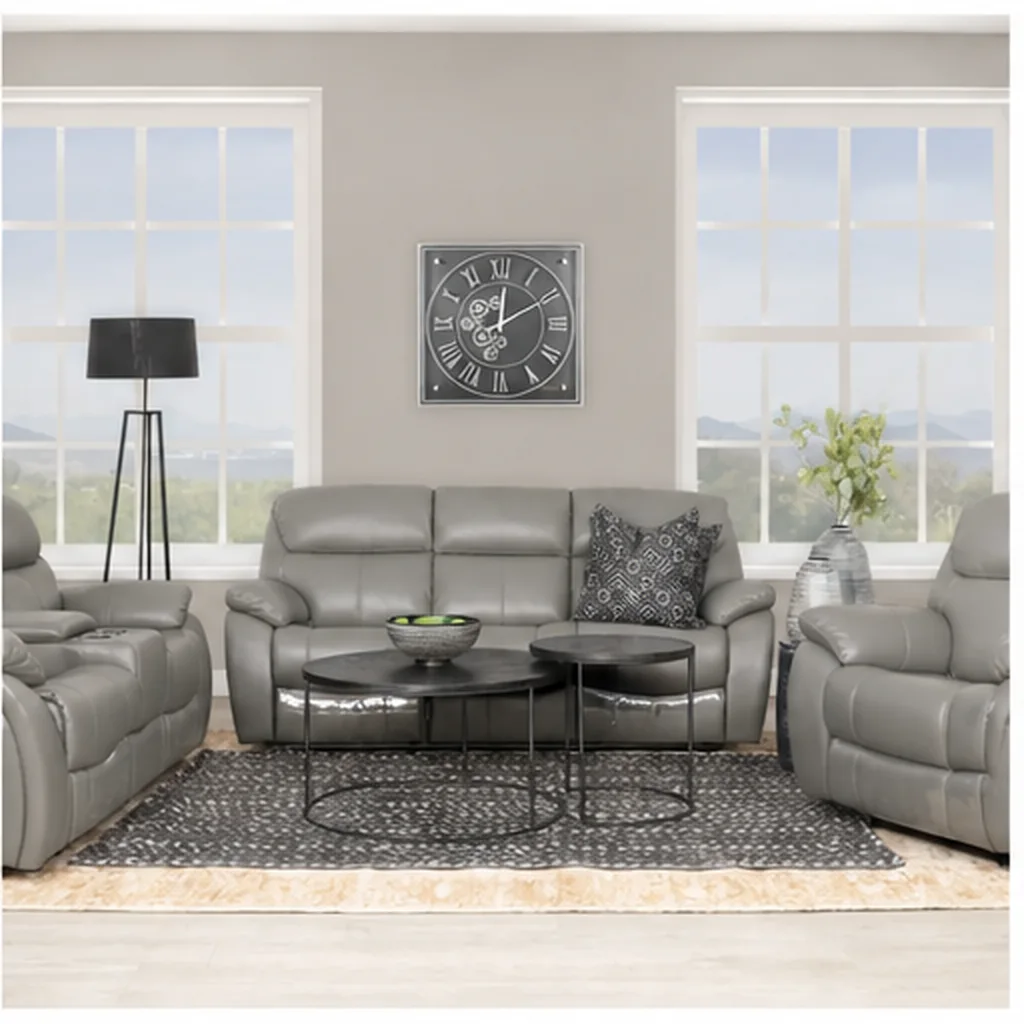 Cairo 3+2+1 Leather Recliner Home Theatre Suite