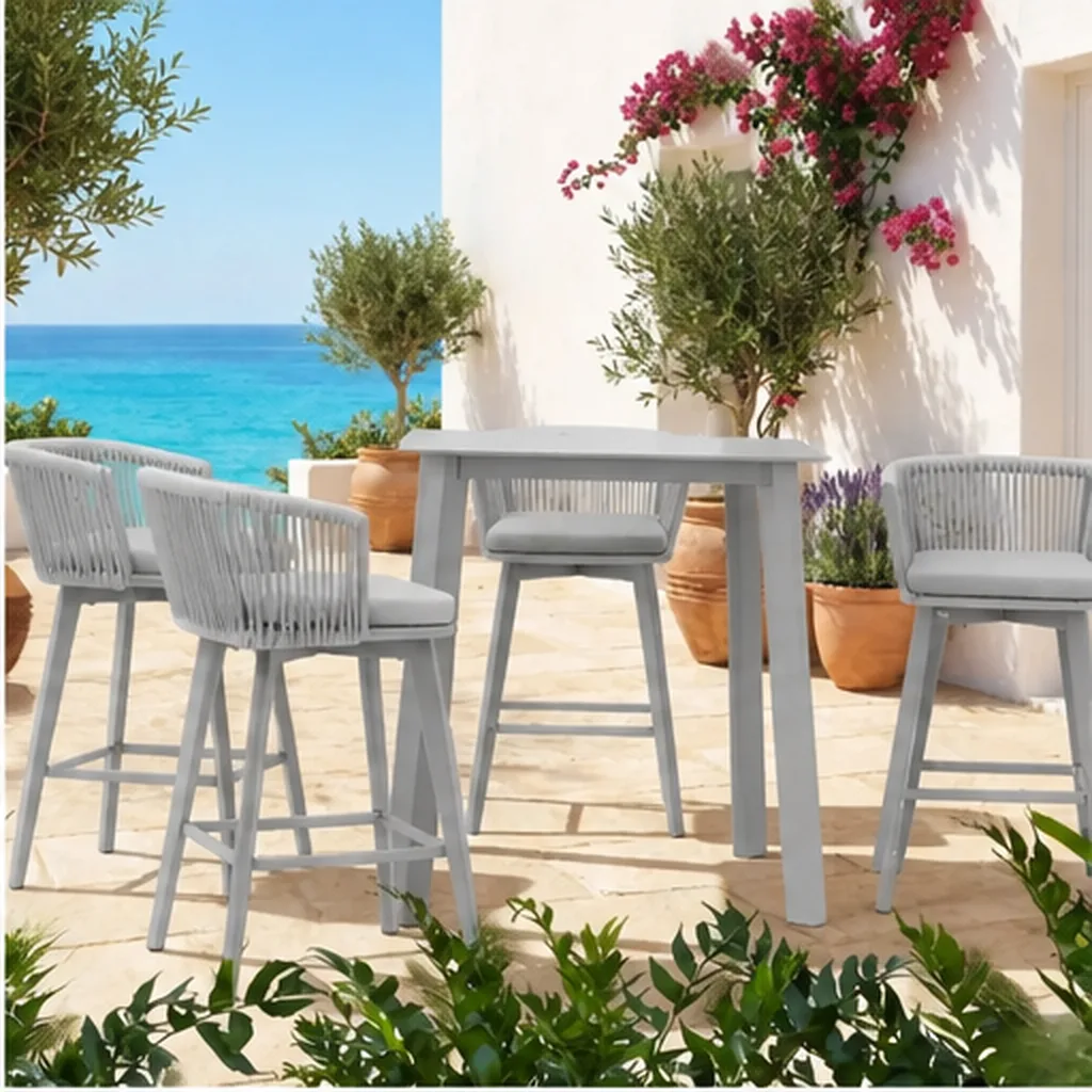Diva 4 Seater Bar Table – Anthracite