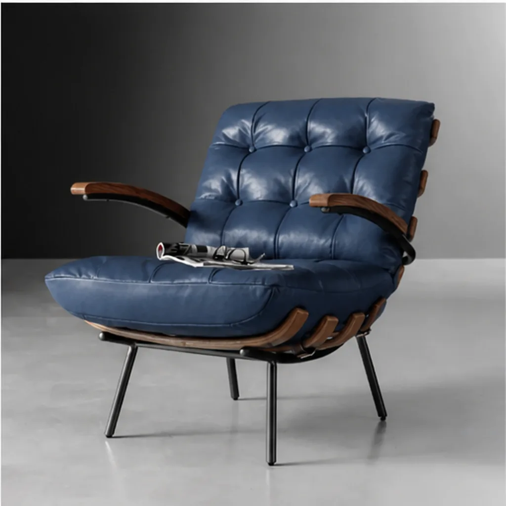 Fidel Leather Armchair – Tan