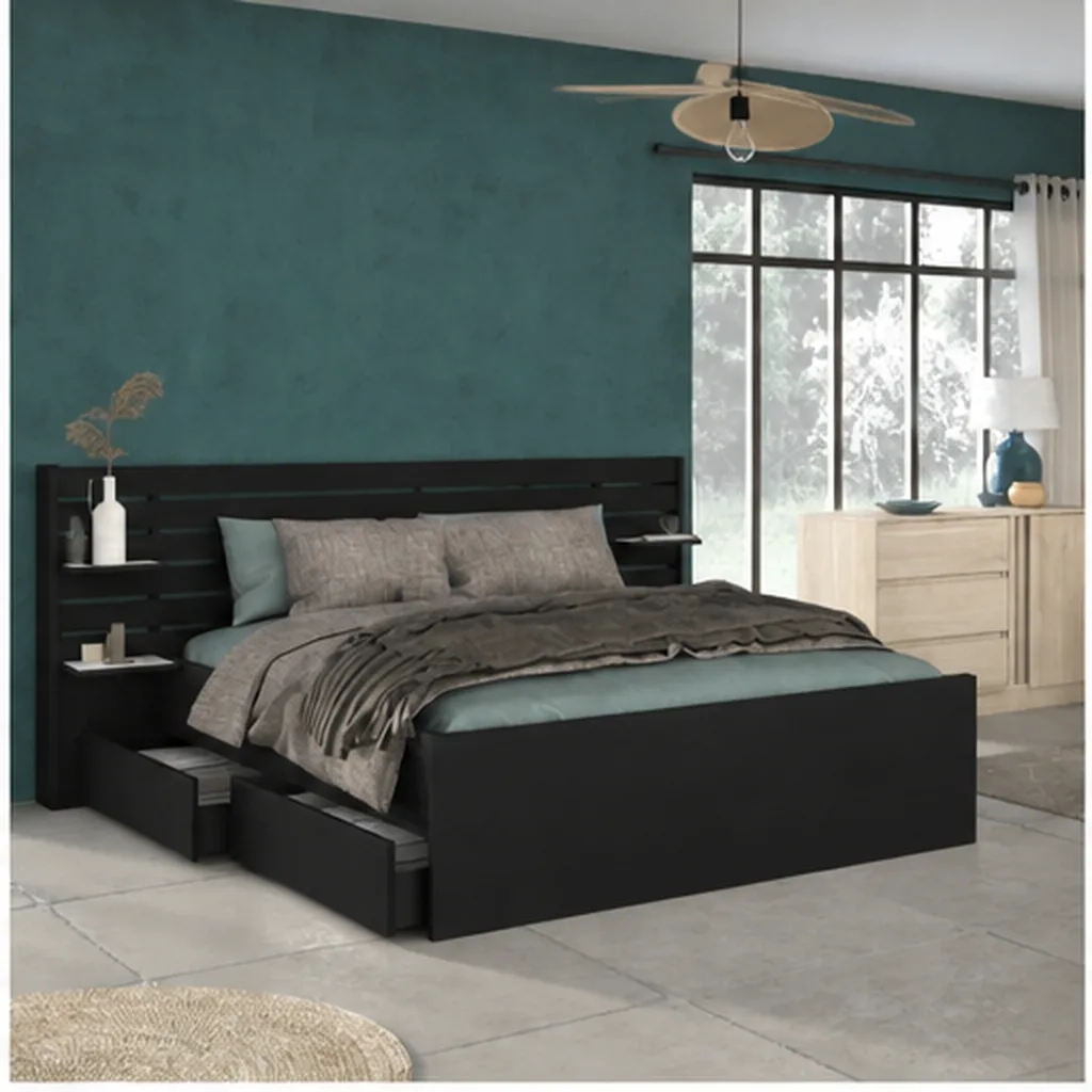 Nero Dark Oak Luxury Cot Bed