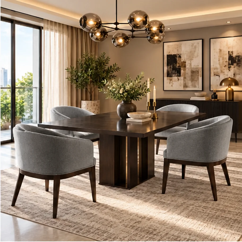 Valencia Premium 4 Seater Dining Set