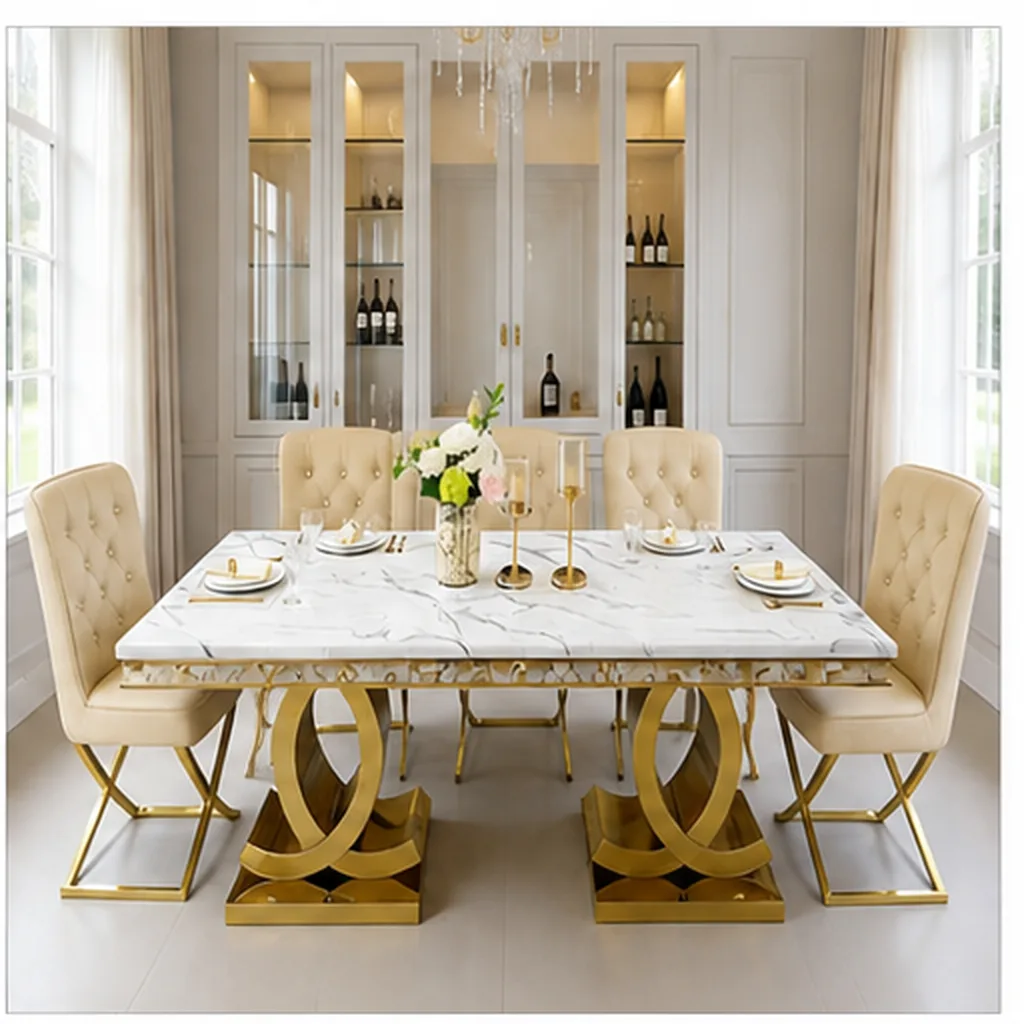 VERONA DINING TABLE – 6 Seater Dining Set